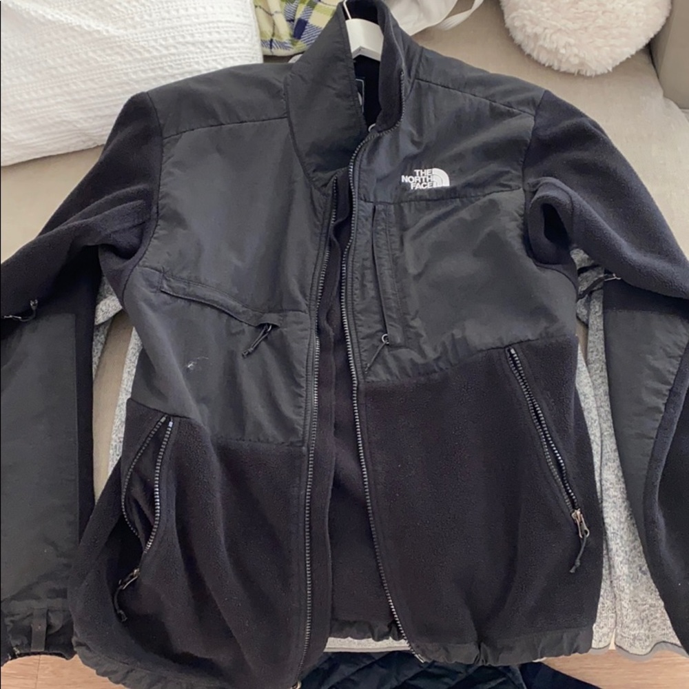 north face zip up medium